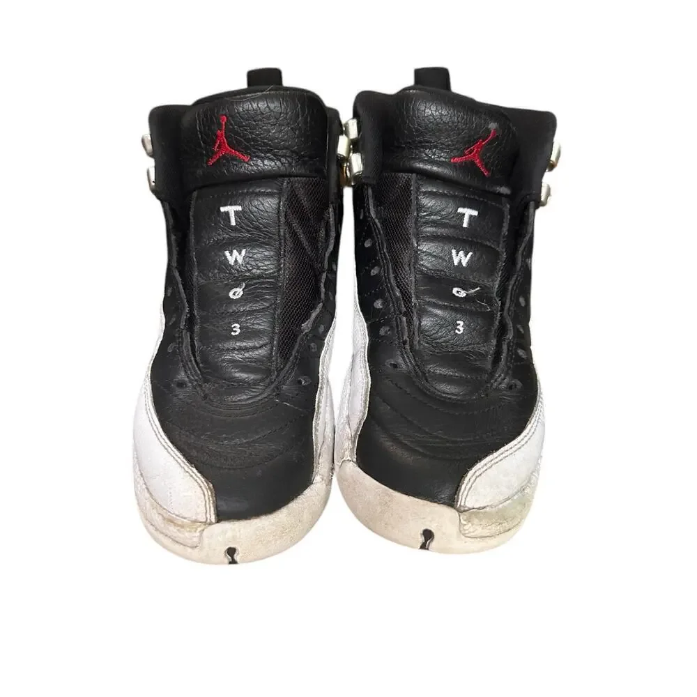 Air Jordan 12 Retro GS “Playoff” 2022 Size 5Y Black White Red